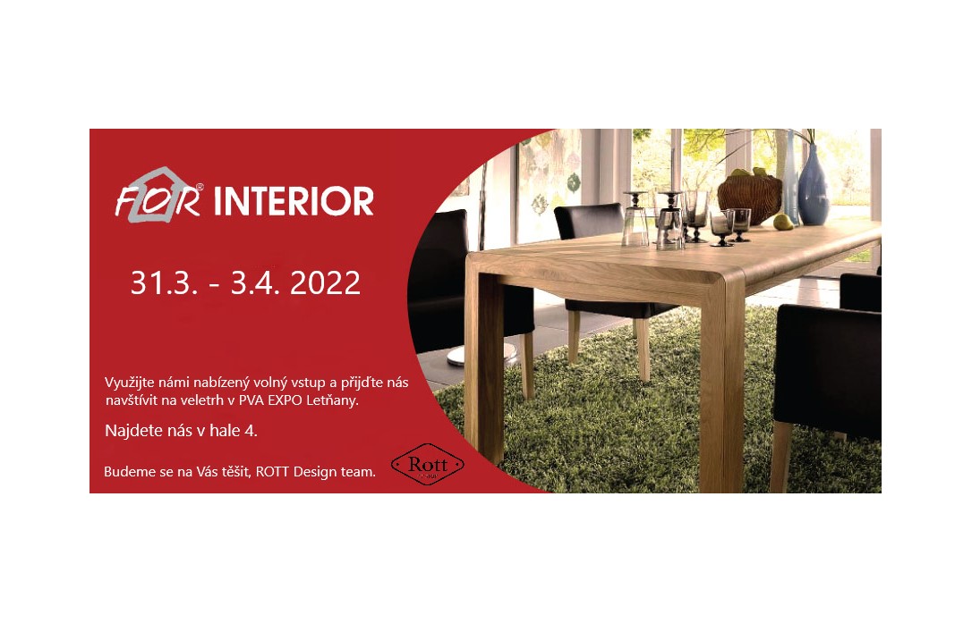 Veletrh FOR INTERIOR jaro 2022